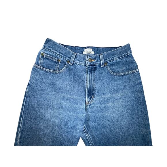 Vintage L.L. Bean Womens Original Fit Relaxed Denim Mom Jeans Sz 10P - Picture 3 of 6